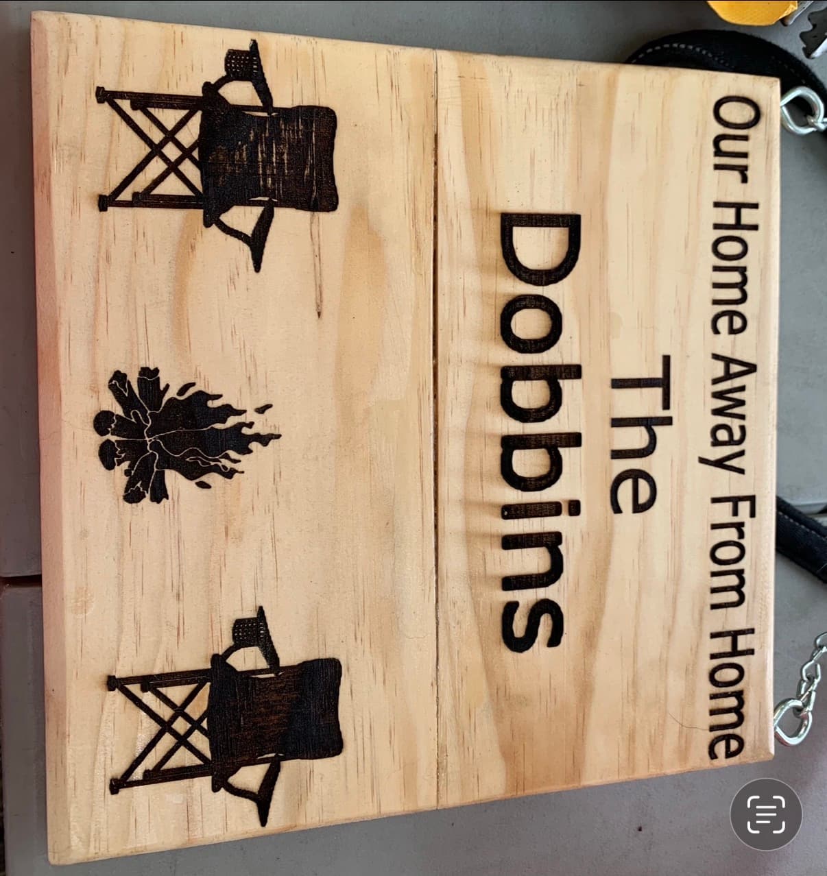 Wooden signs built by Sunrise Wood Creations